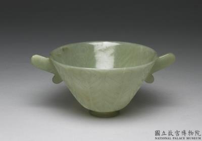 图片[3]-Jade bowl with two lug handles, Ottoman Empire-China Archive